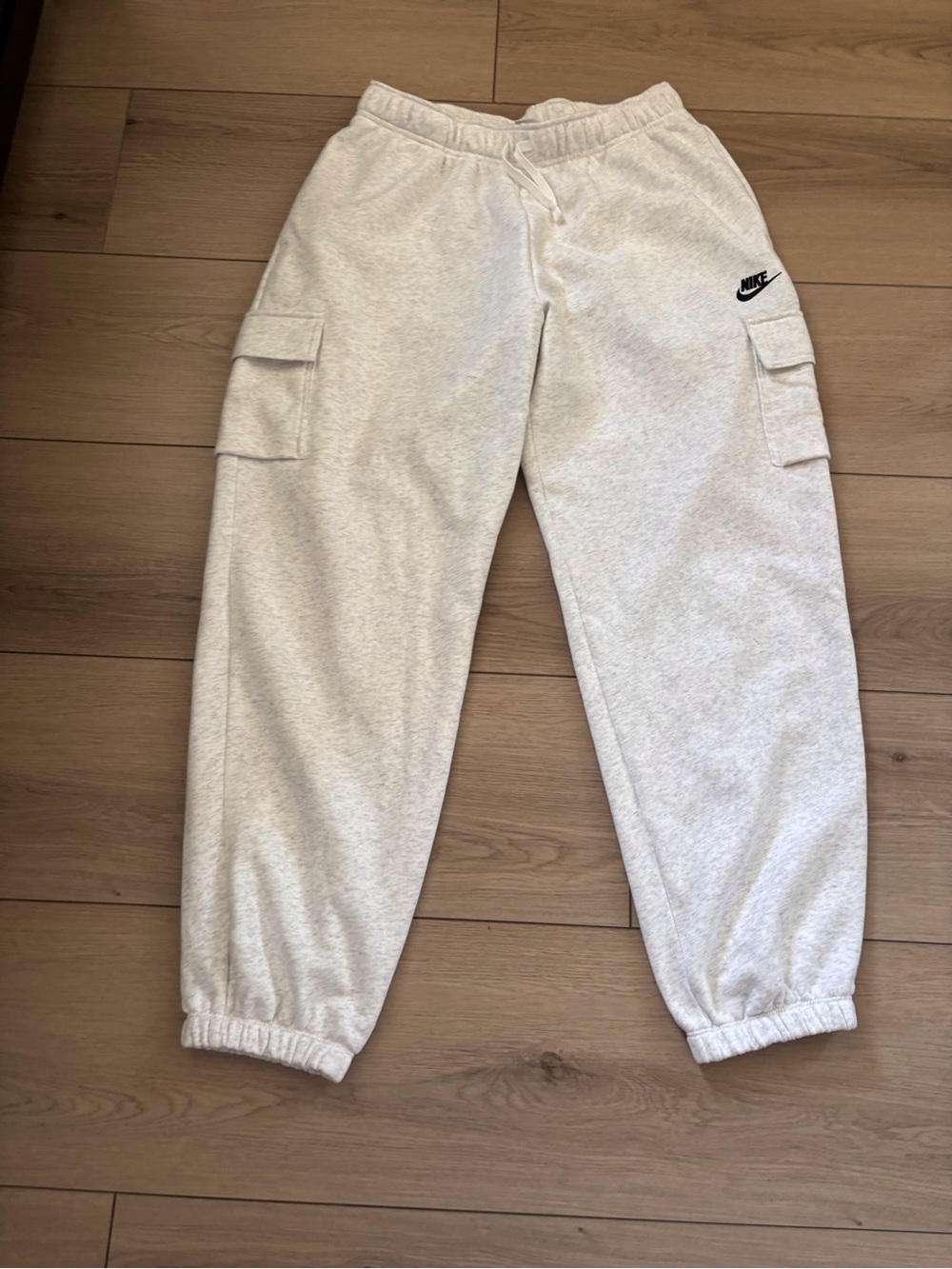 Nike Light Heather Gray Cargo Sweatpants
